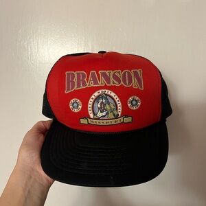 Vintage Red & Black Branson Missouri Trucker Hat